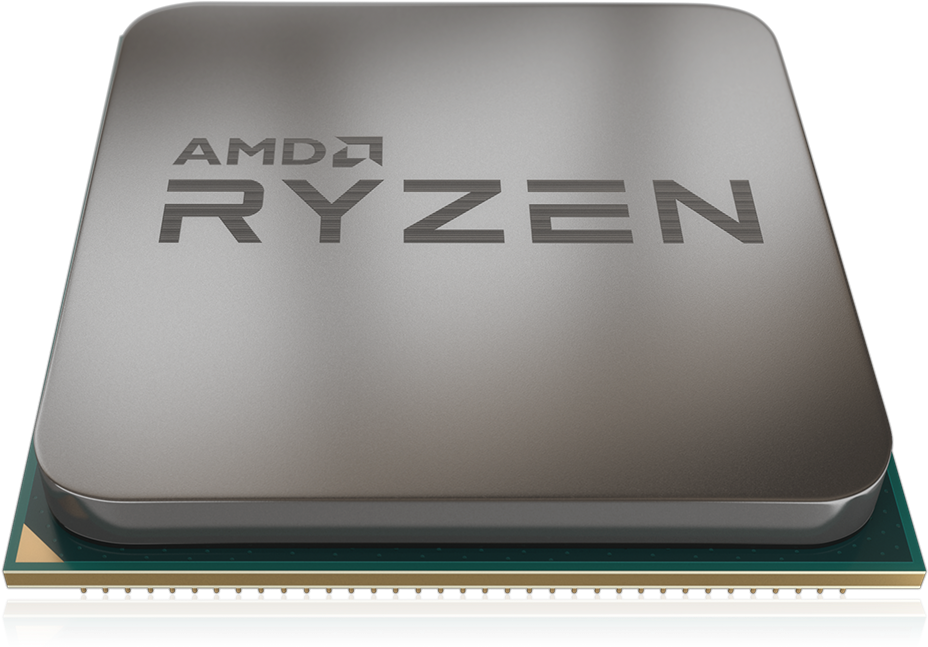 Procesador AMD Ryzen sin fondo